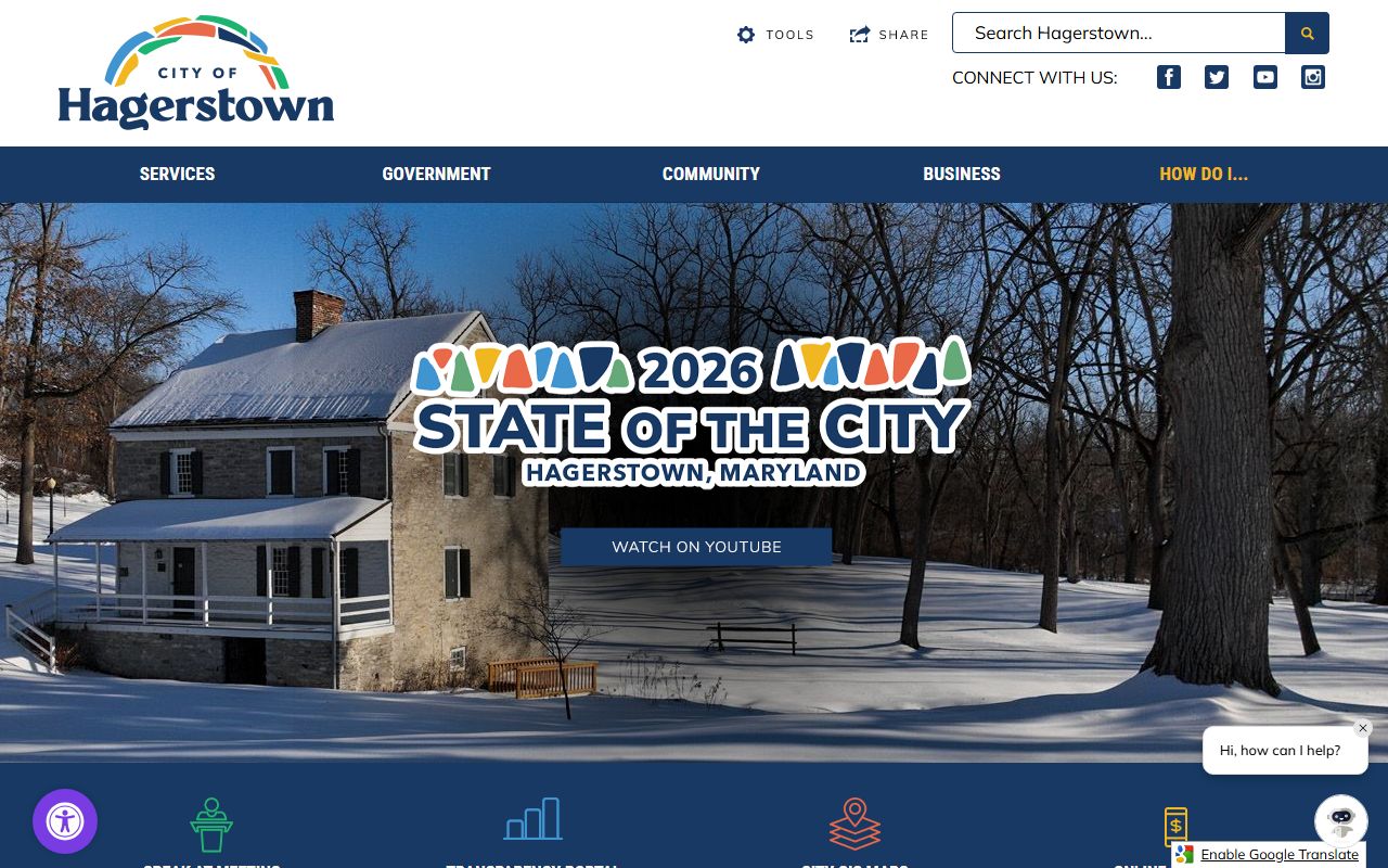 City of Hagerstown website for Hagerstown people search