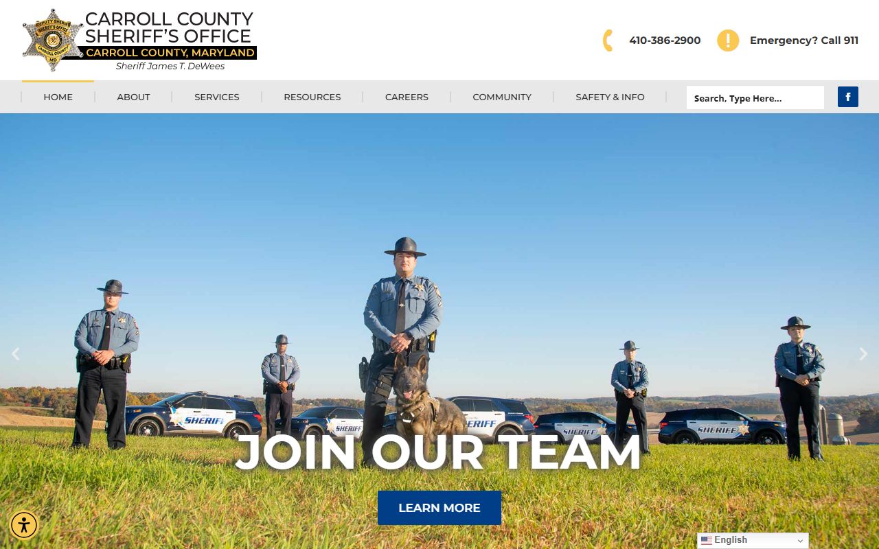 Carroll County Sheriff's Office for people search records